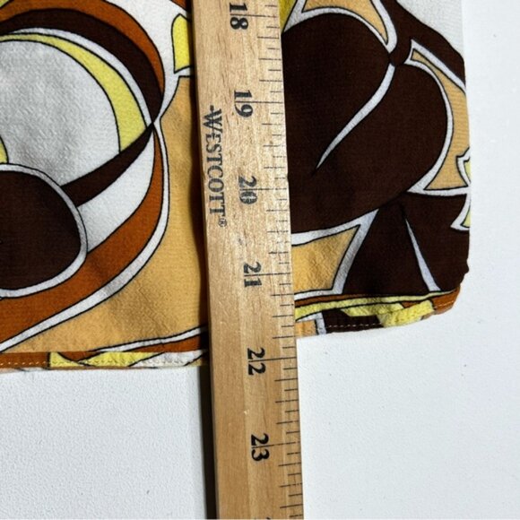 Wilfred Boscono Abstract Floral Camisole in Orange and Brown - Picture 6 of 7